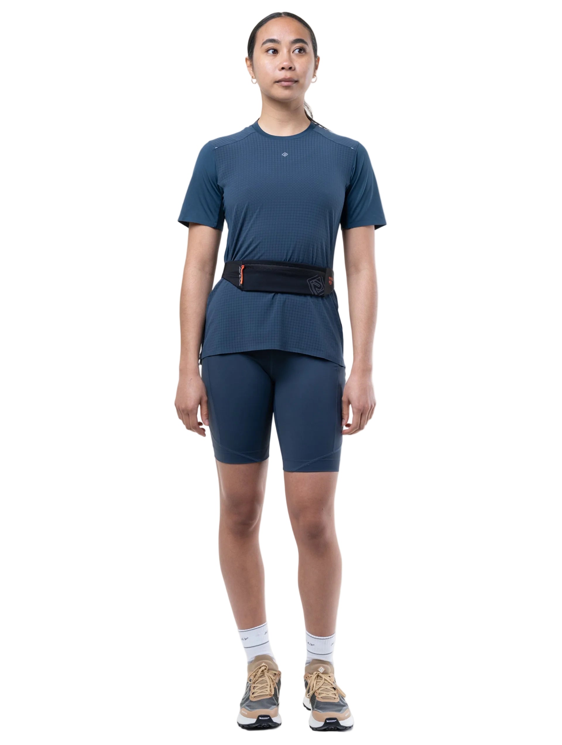 Ronhill Speed 90 Running Belt in Black/Ronhill Red - detail, 2