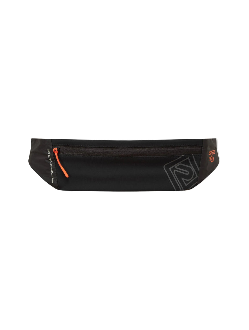 Ronhill Speed 90 Running Belt in Black/Ronhill Red - front