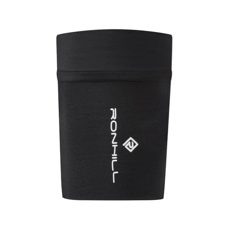 Ronhill Stretch Arm Pocket in All Black - front