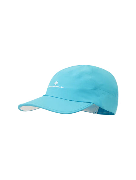 Ronhill Sunlight Cap in Cyan/Bright White - front