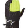 Ronhill Wind-Block Convertible Glove in Fluo Yellow/Black - front