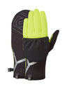 Ronhill Wind-Block Convertible Glove in Fluo Yellow/Black - front
