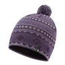 Ronhill Winter Bobble Hat in Dark Iris/White - front