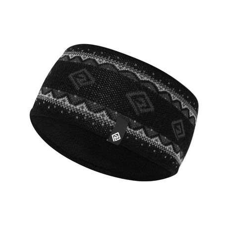 Ronhill Winter Headband in Black/Oxide/White - front