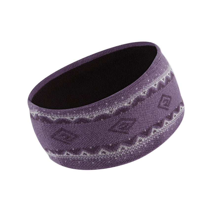 Ronhill Winter Headband in Dark Iris/White - back