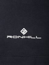 Ronhill Women's Core Capri in All Black - brand logo detail