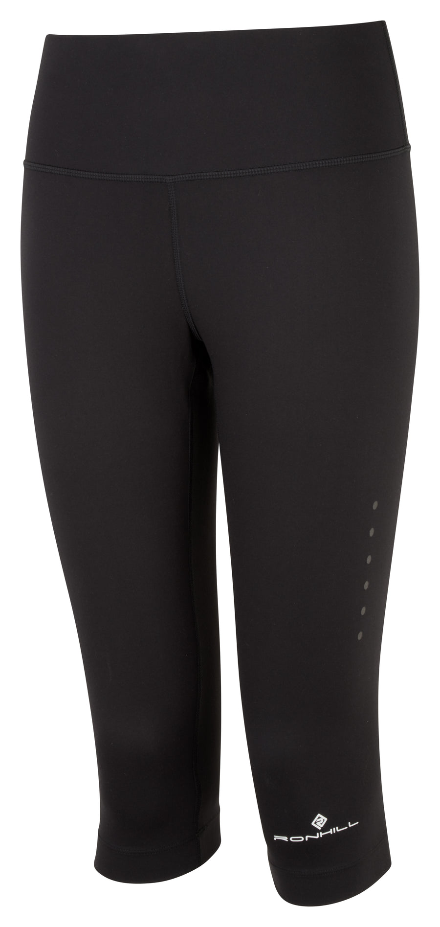 Ronhill Women's Core Capri in All Black - front