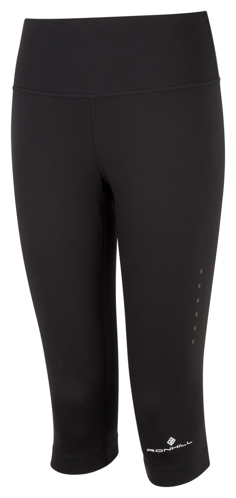 Ronhill Women's Core Capri in All Black - front