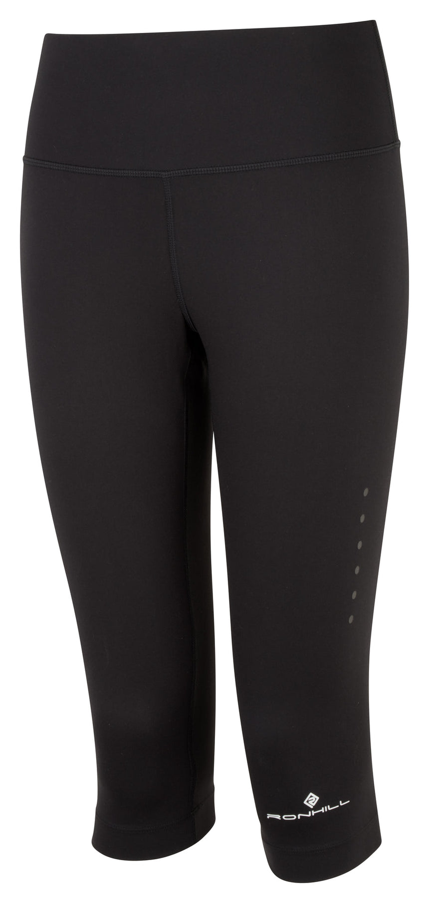 Ronhill Women's Core Capri in All Black - front