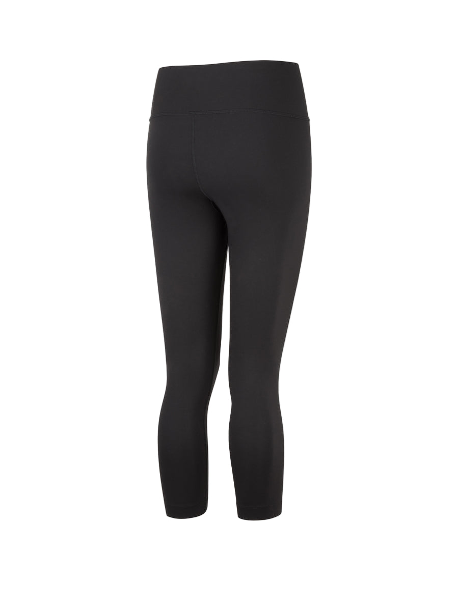Ronhill Women's Core Crop Tight in Black/Bright White - back