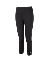 Ronhill Women's Core Crop Tight in Black/Bright White - front