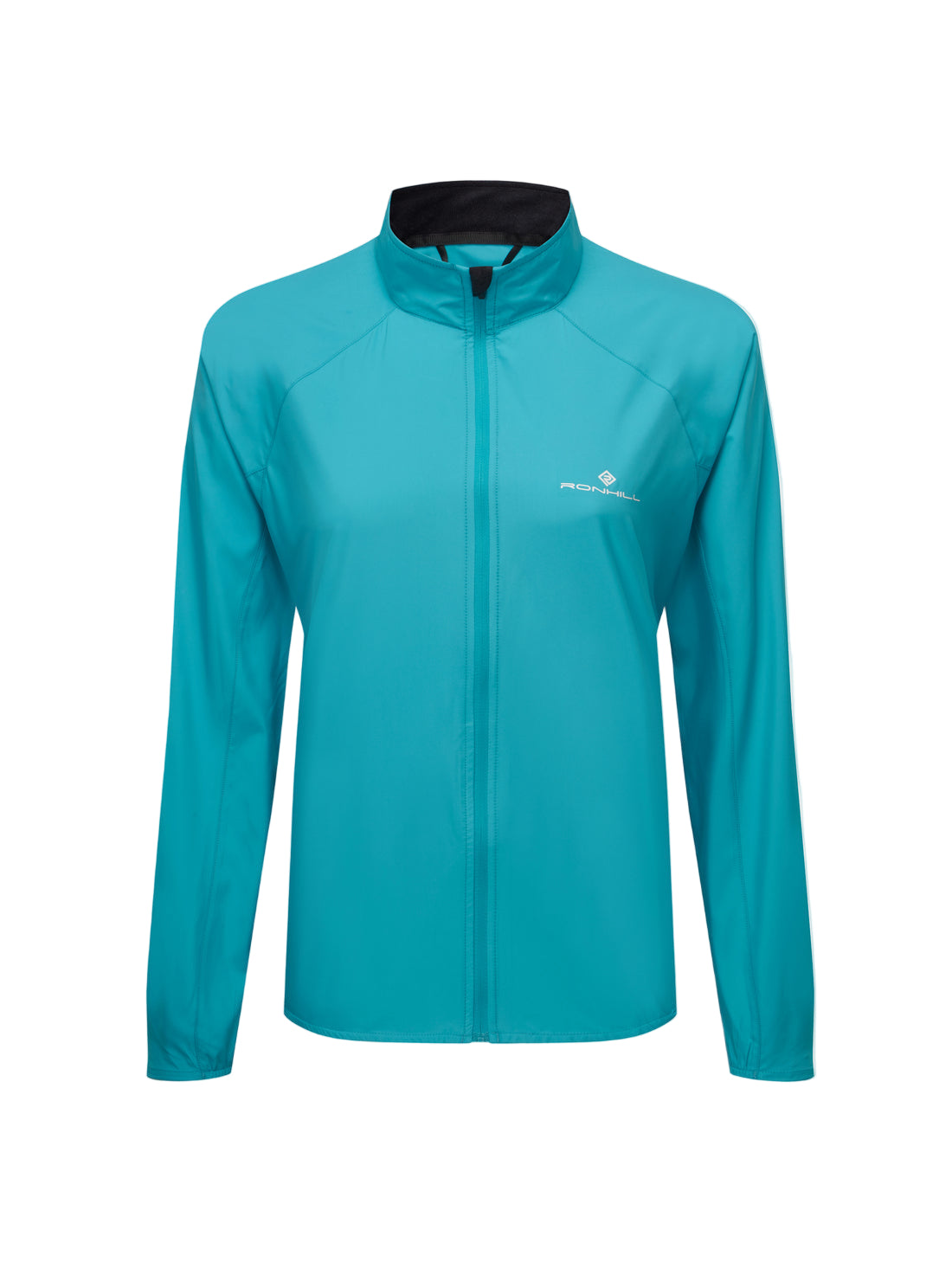 Ronhill Women's Core Jacket in Azure/Bright White - front