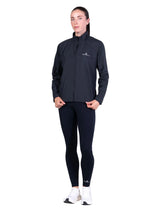 Ronhill Women's Core Jacket in Black/Bright White - three-quarter