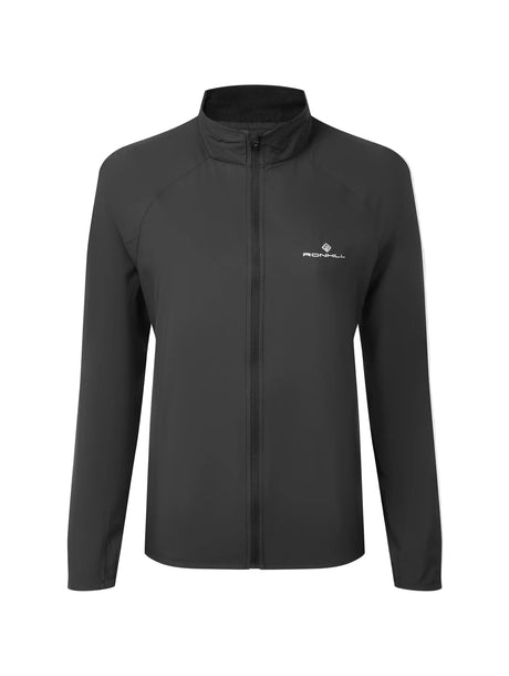 Ronhill Women's Core Jacket in Black/Bright White - worn