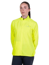 Ronhill Women's Core Jacket in Fluo Zest - front