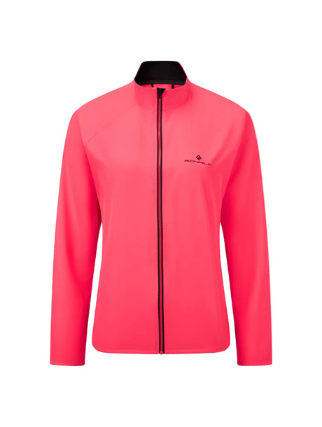 Ronhill Women's Core Jacket in Hot Pink/Black - front