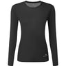 Ronhill Women's Core L/S Tee in Black - front