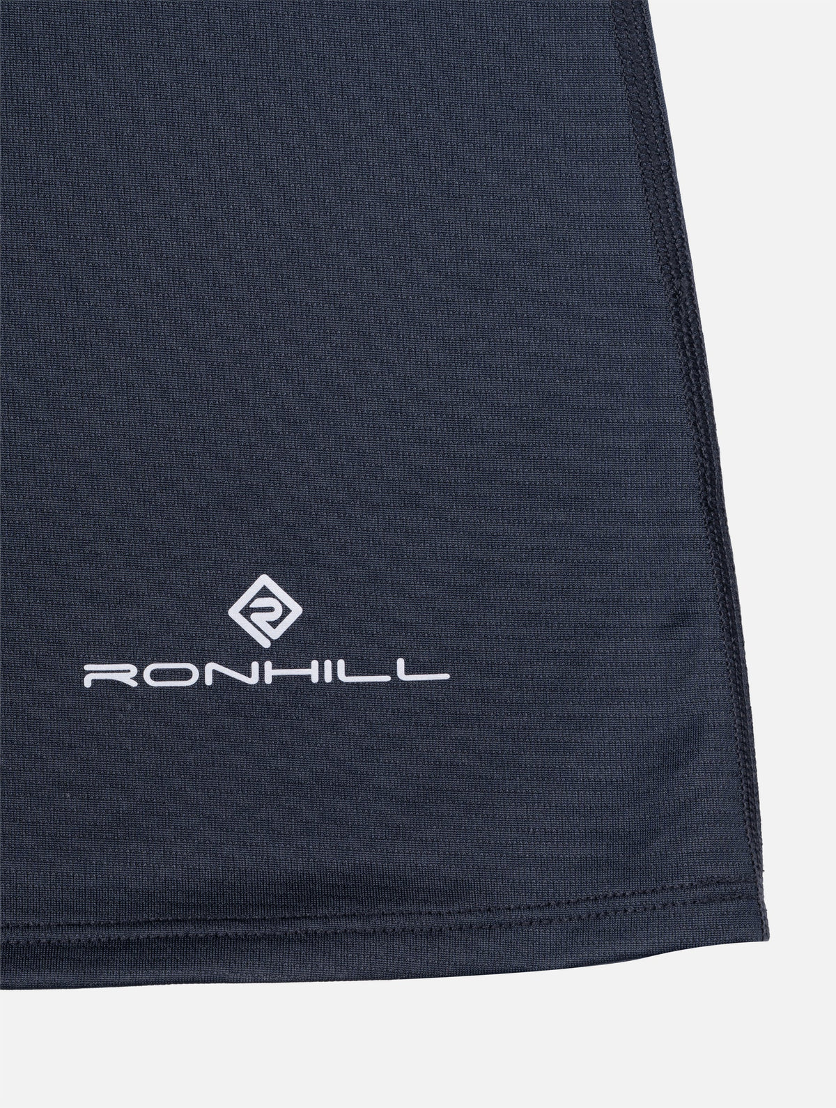 Ronhill Women's Core L/S Tee in Black - hem detail