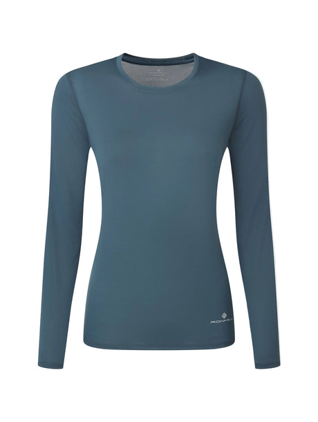 Ronhill Women's Core L/S Tee in Evening Haze - front