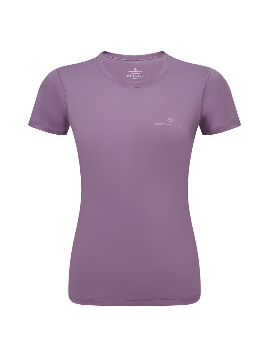 Ronhill Women's Core S/S Tee in Dark Iris/Iris - front