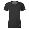 Ronhill Women's Core S/S Tee in Black - flat, front