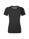 Ronhill Women's Core S/S Tee in Black - flat, front