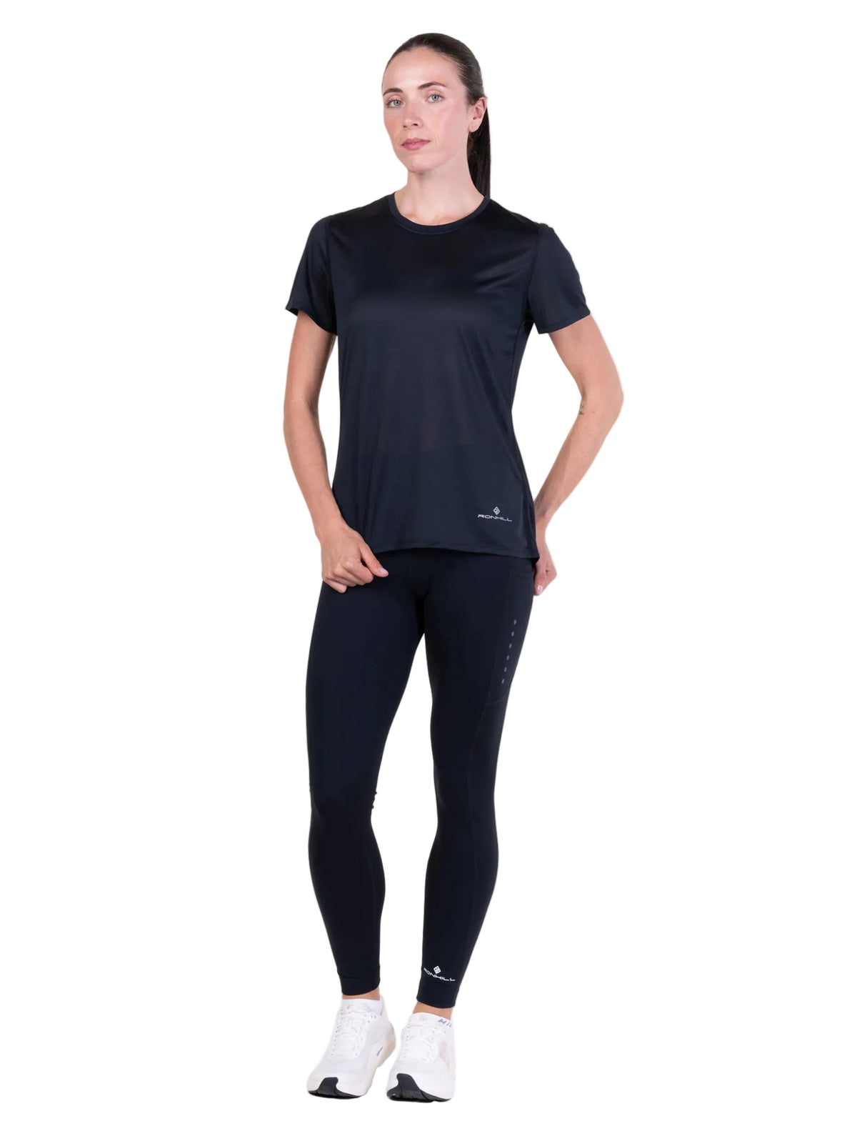 Ronhill Women's Core S/S Tee in Black - front