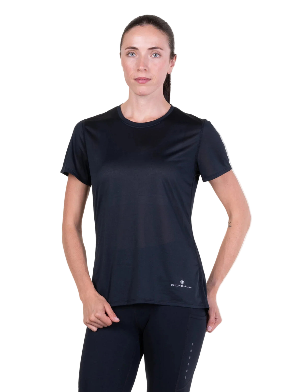 Ronhill Women's Core S/S Tee in Black - front