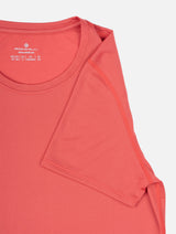 Ronhill Women's Core S/S Tee in Sumac - branding detail