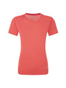 Ronhill Women's Core S/S Tee in Sumac - flat, front