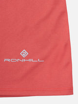Ronhill Women's Core S/S Tee in Sumac - hem detail