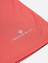 Ronhill Women's Core S/S Tee in Sumac - shoulder seam detail