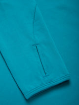 Ronhill Women's Core Thermal 1/2 Zip in Azure/Bright White - thumb loop detail