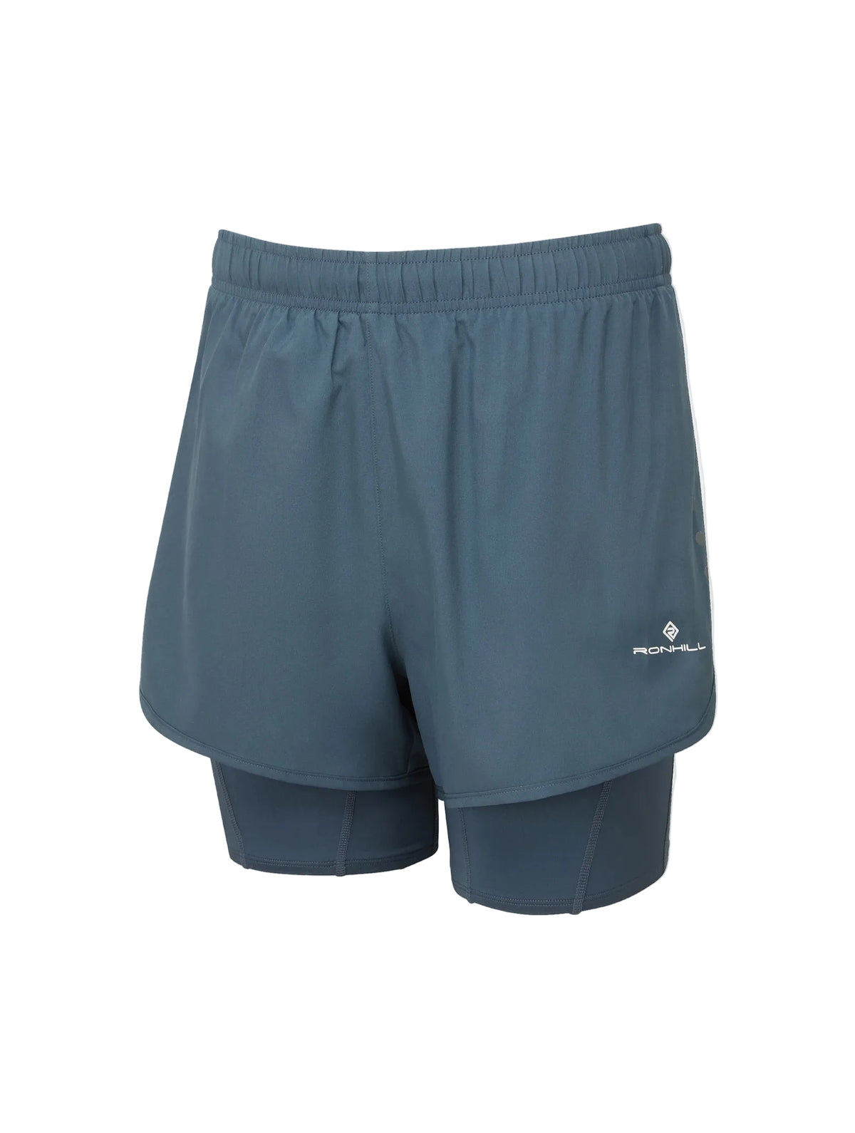 Ronhill Women's Core Twin Short in Evening Haze - flat, front