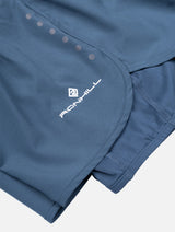 Ronhill Women's Core Twin Short in Evening Haze - reflective dot detail