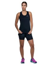 Ronhill Women's Core Vest in Black/Bright White - detail, 3
