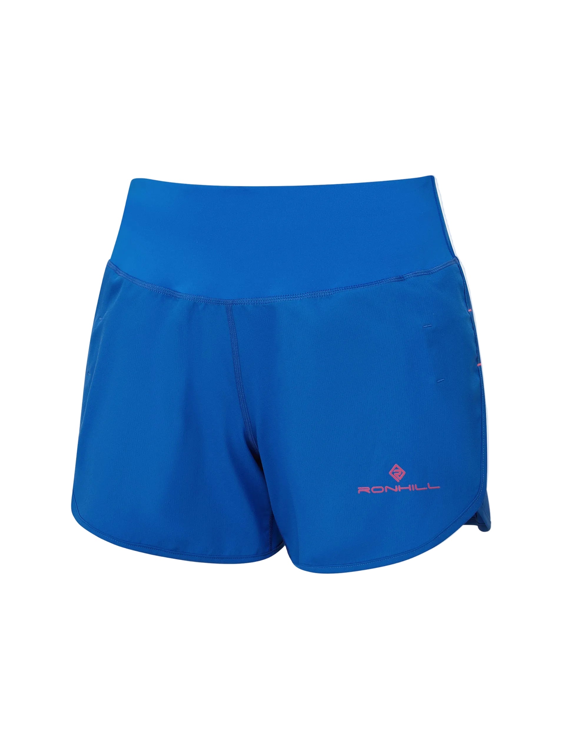 Ronhill Women's Tech 4.5" Short in Classic Blue/Exuberance - front