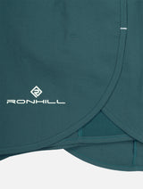 Ronhill Women's Tech 4.5" Short in Evening Haze/Seafoam - detail, 8