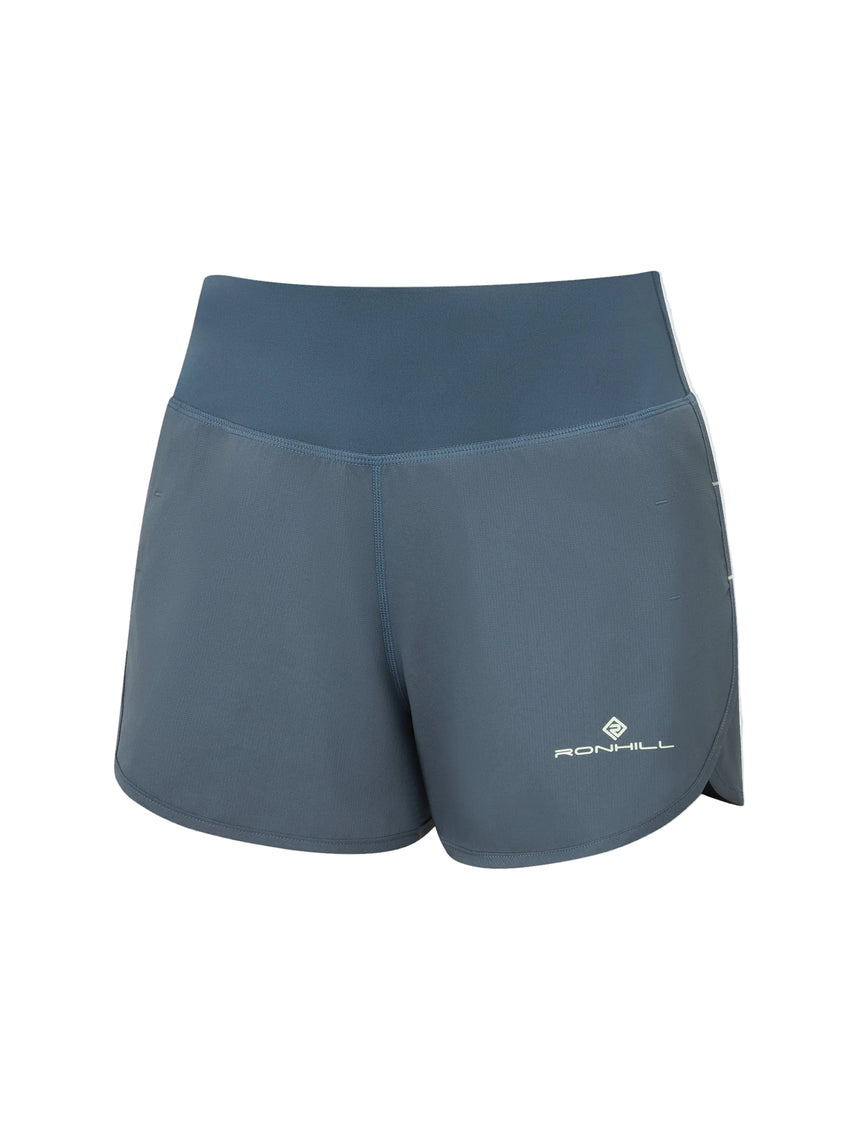 Ronhill Women's Tech 4.5" Short in Evening Haze/Seafoam - front