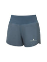 Ronhill Women's Tech 4.5" Short in Evening Haze/Seafoam - front