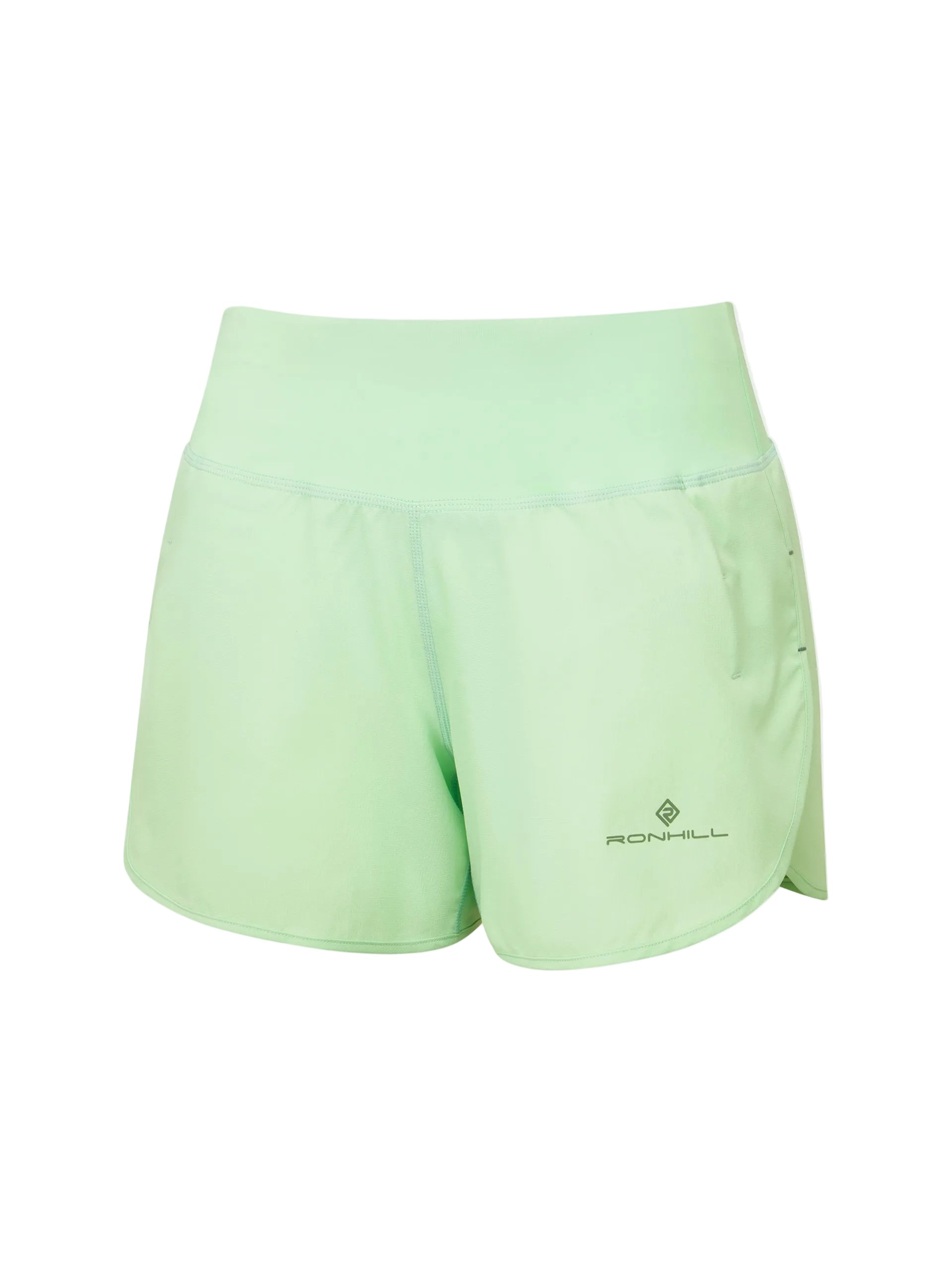 Ronhill Women's Tech 4.5" Short in Seafoam/Laurel - front