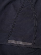 Ronhill Women's Tech 4.5" Twin Short in All Black - detail, 2