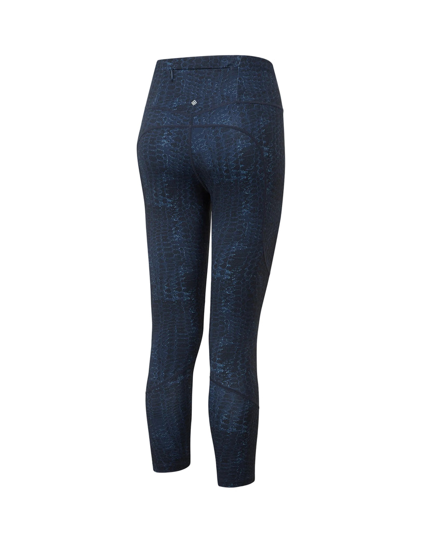 Ronhill Women's Tech 7/8 Tight in Dark Navy/Serpent - back