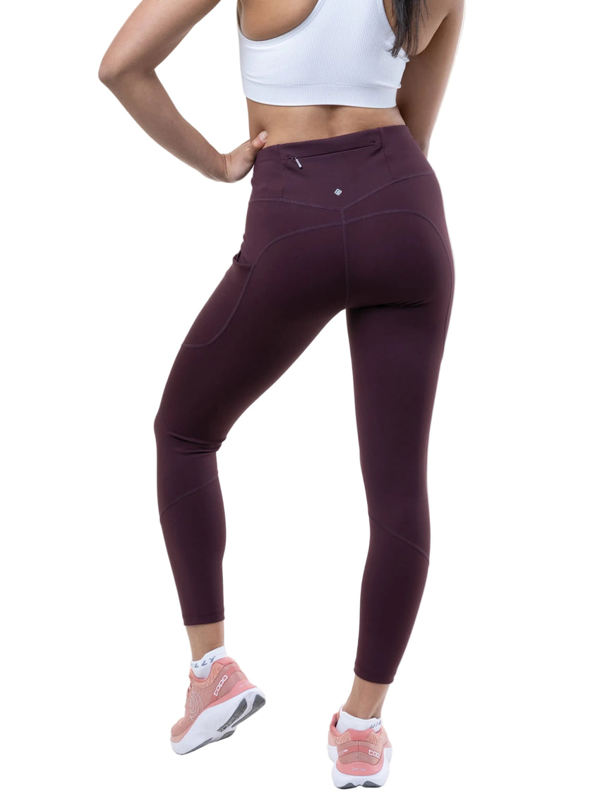 Ronhill Women's Tech 7/8 Tight in Espresso - detail, 3