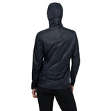 Ronhill Women's Tech All-Terrain Jacket in All Black - worn, back