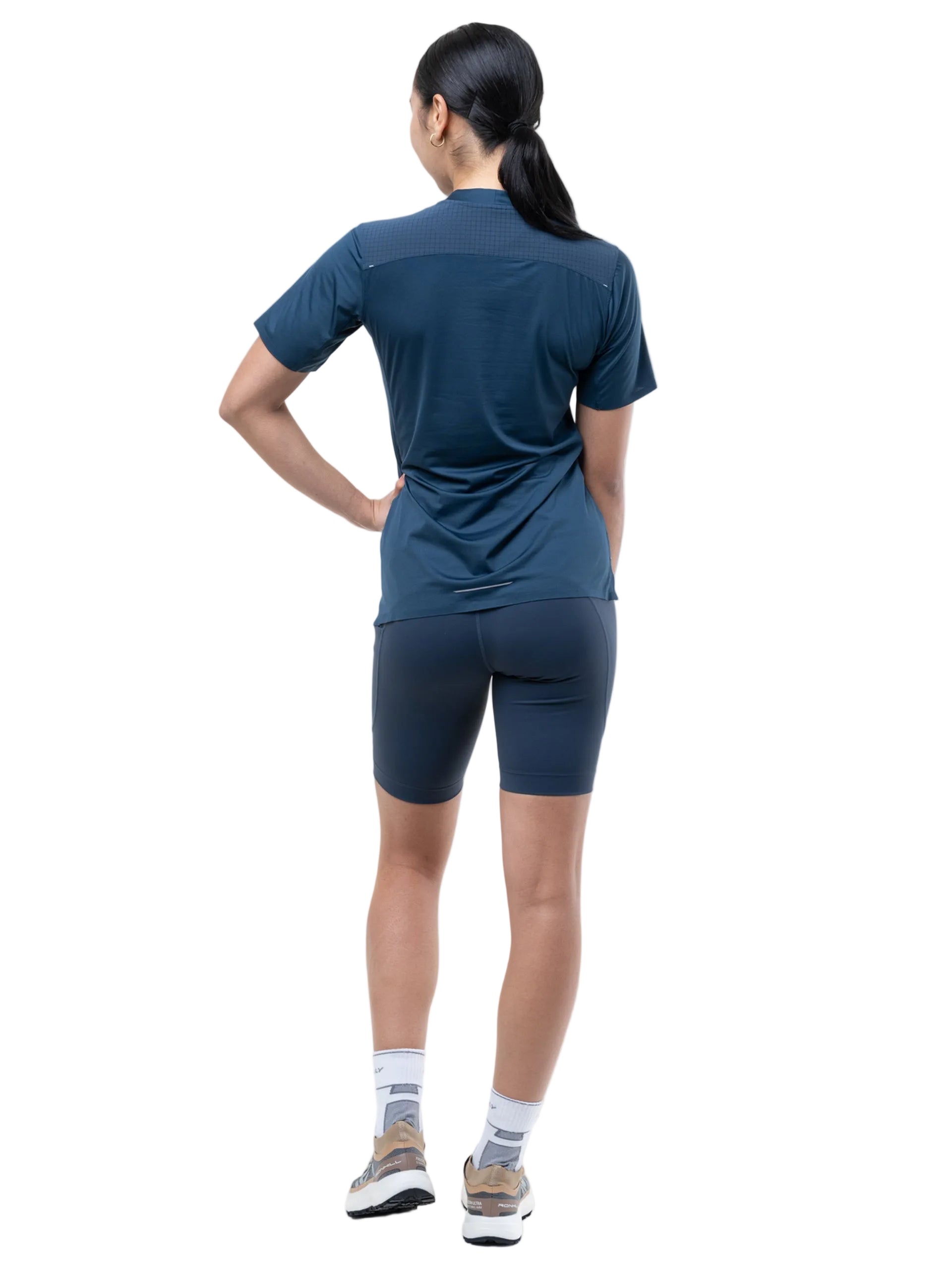 Ronhill Women's Tech All-Terrain S/S Tee in Evening Haze - detail, 4