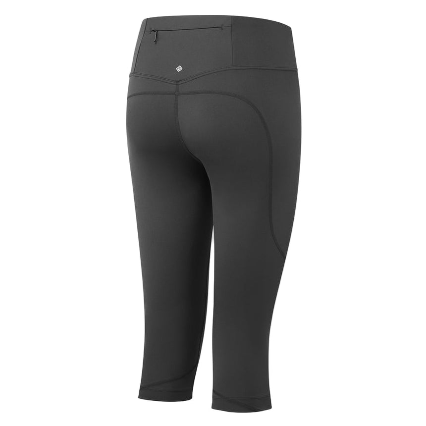 Ronhill Women's Tech Capri in All Black - back