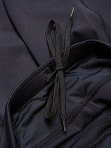 Ronhill Women's Tech Capri in All Black - drawcord detail