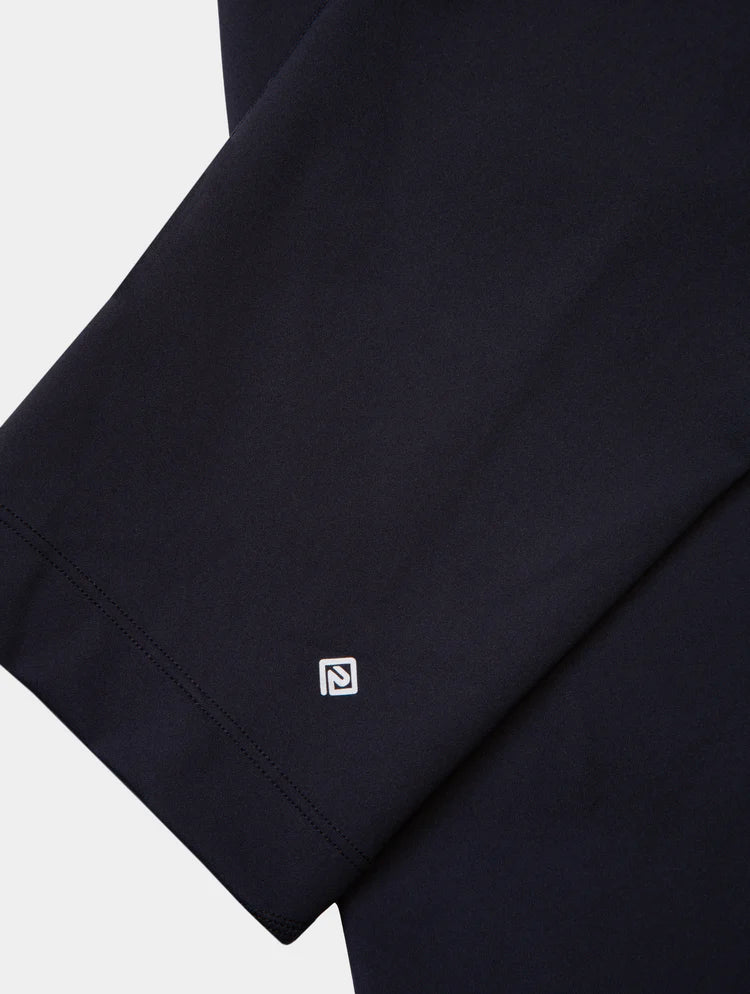 Ronhill Women's Tech Capri in All Black - hem detail