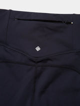 Ronhill Women's Tech Capri in All Black - secure pocket detail